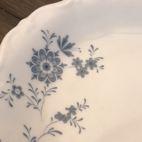 Seltmann Weiden Bavarian Blue porcelain Christina 12” serving platter Guc - Picture 3 of 9